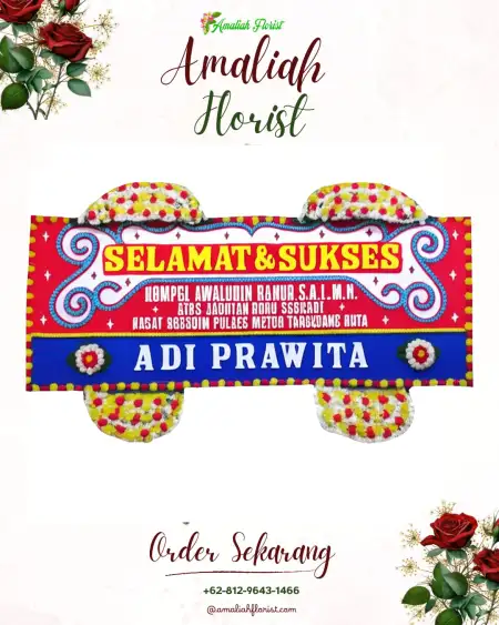 Papan Bunga Ucapan Selamat Tumbu
